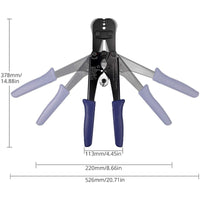 Kamtop 2 in 1 Wire Rope Cutter and Crimper