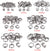 Kamtop 130 PCS Hose Clamps Rings 7-21mm